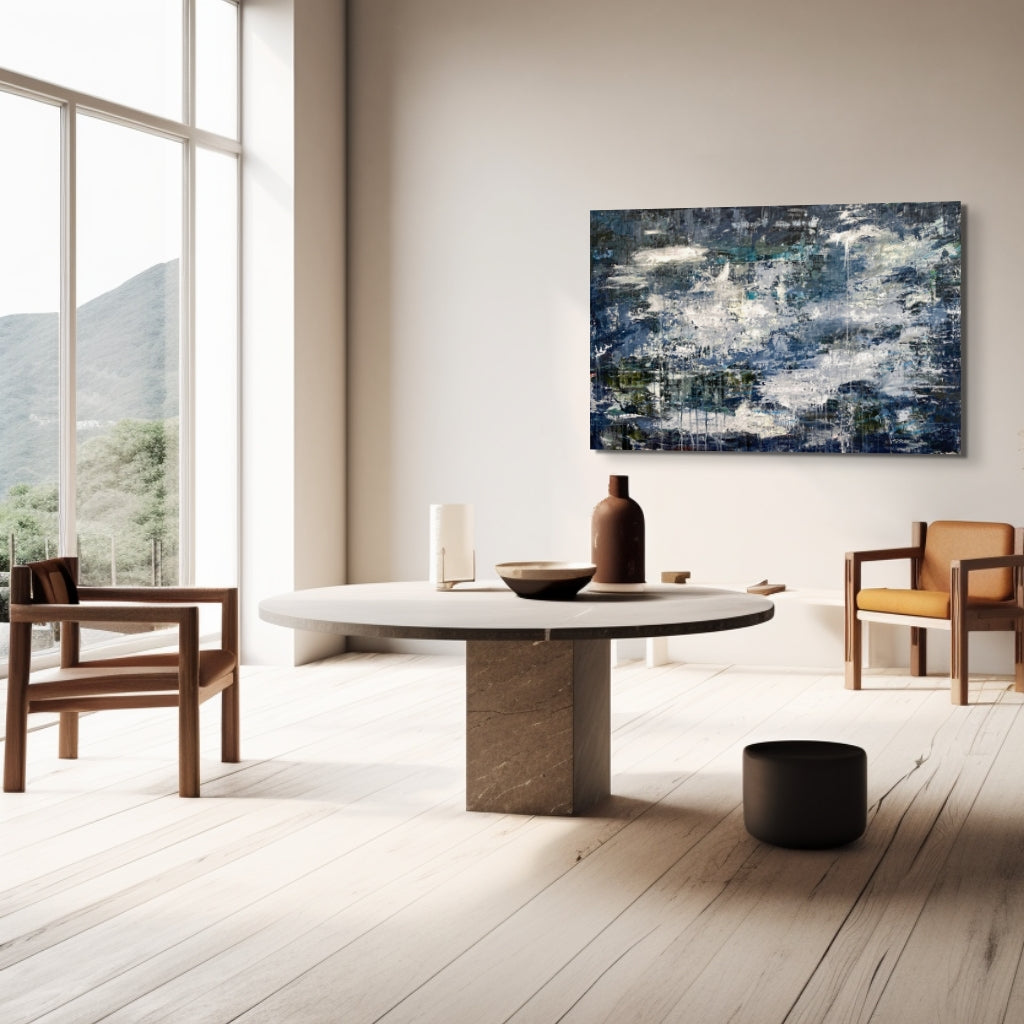 Music Translation Painting: Translation of Etude No. 2 (Philip Glass)