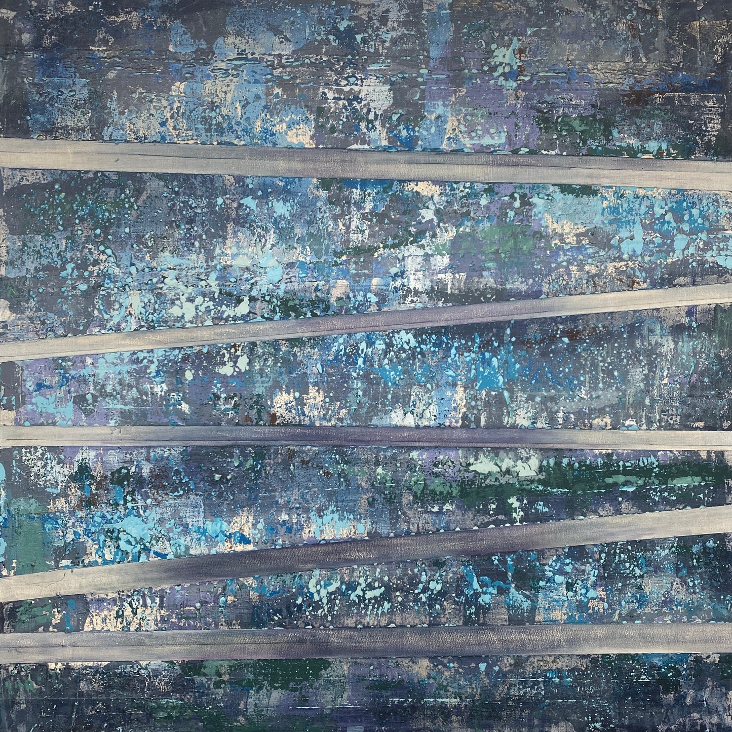 Music Translation Painting: Translation of Nils Has a New Piano (Nils Frahm)