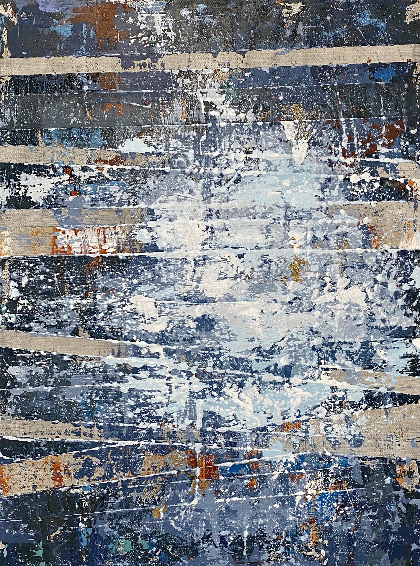 Music Translation Painting: Translation No. 1 of Opening by Philip Glass