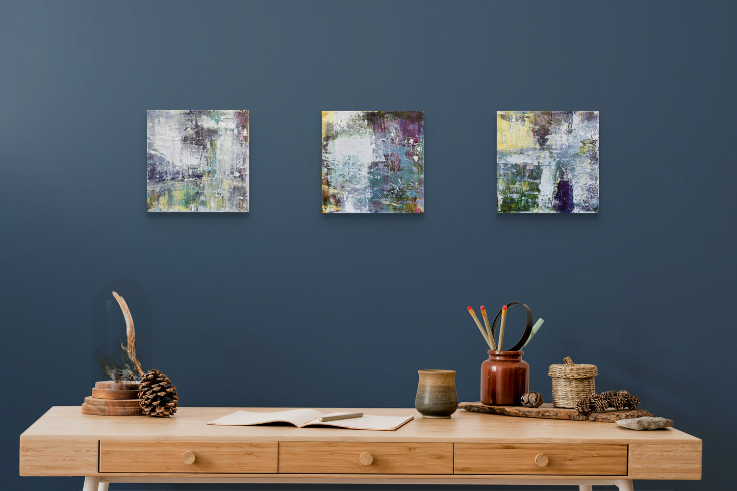 Music Translation Painting: Translation No. 6 of Helen's Theme (Philip Glass) - Set of 6 paintings