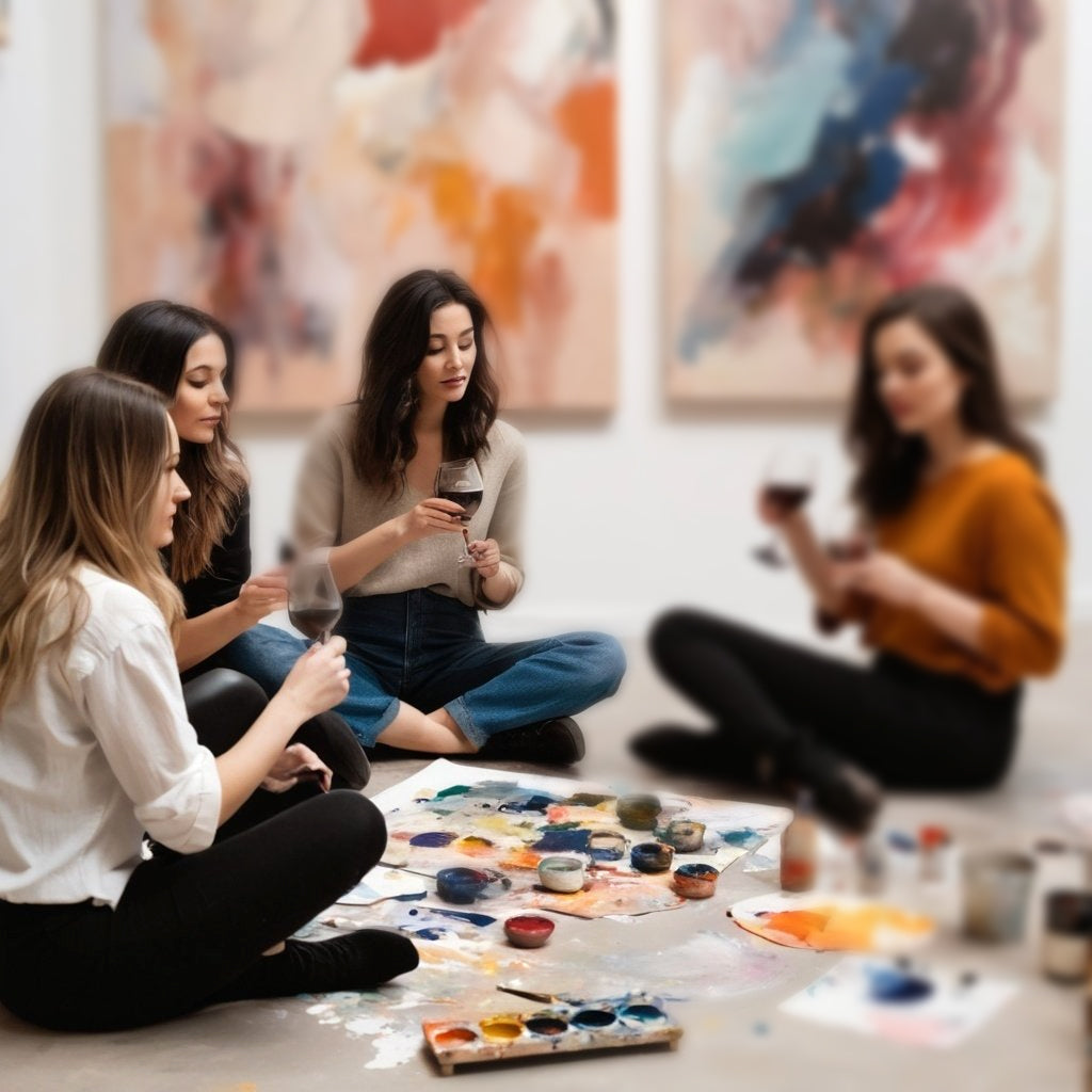 Friends Paint Night