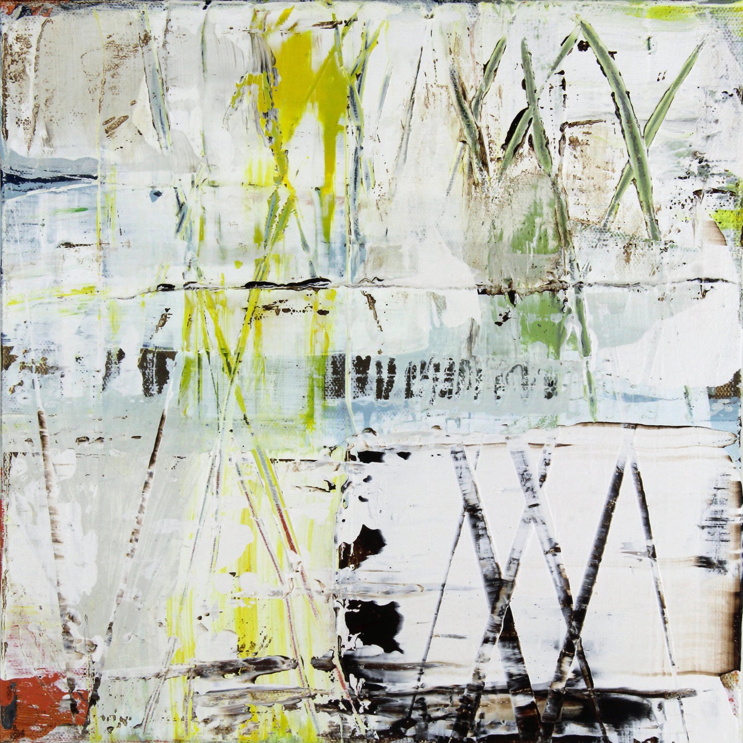 Daphnis and Chloe I - Original Abstract Painting on Canvas