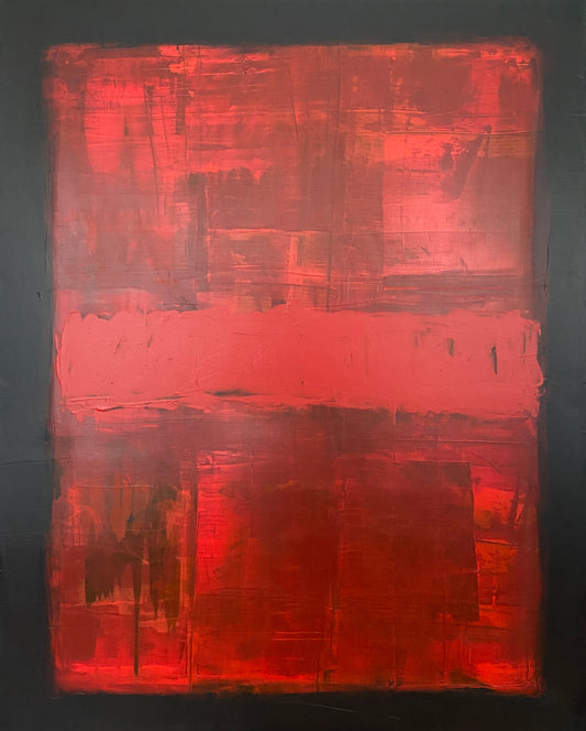 Translation No. 1 of "Nothing Else Matters" (Metallica) - Big Red Minimalist Painting Rothko-esque