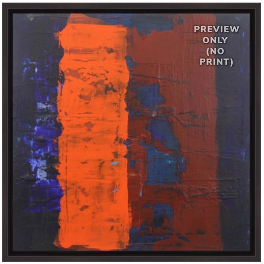 Translation No. 6 of "Nothing Else Matters" (Metallica)- Minimalist abstract FRAMED