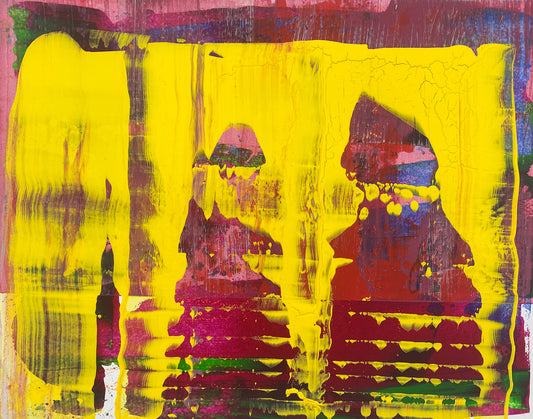 Translation No. 1 of Op. 87: Prelude no.22 in G minor. Moderato non troppo (D. Shostakovich) - Original Painting on Board