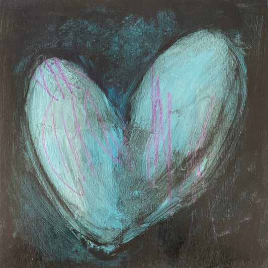 Translation of "Baby Can I Hold You" (Tracy Chapman) - Abstract Painting on Wood Board