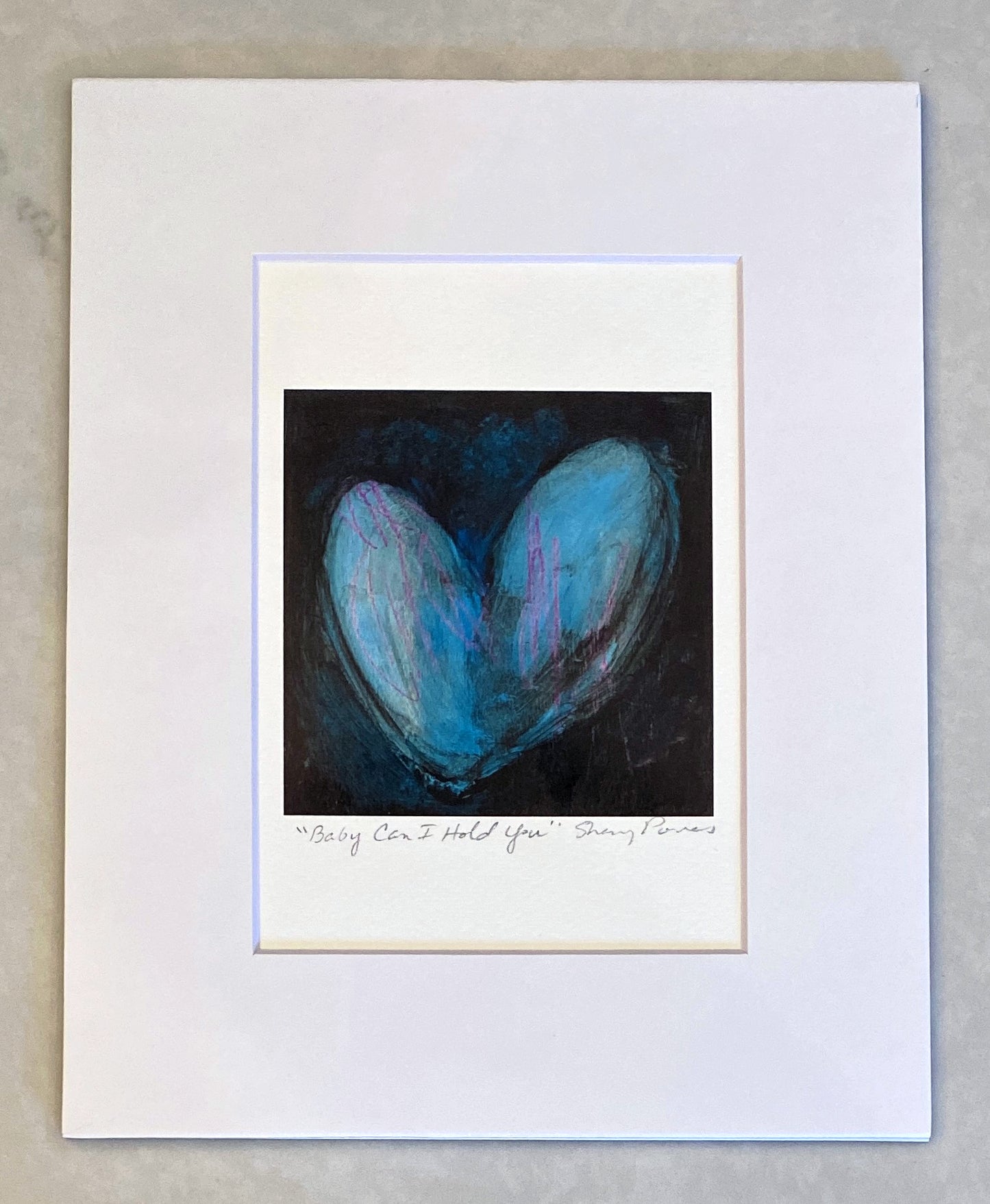 Translation of "Baby Can I Hold You" (Tracy Chapman) - Abstract Painting on Wood Board