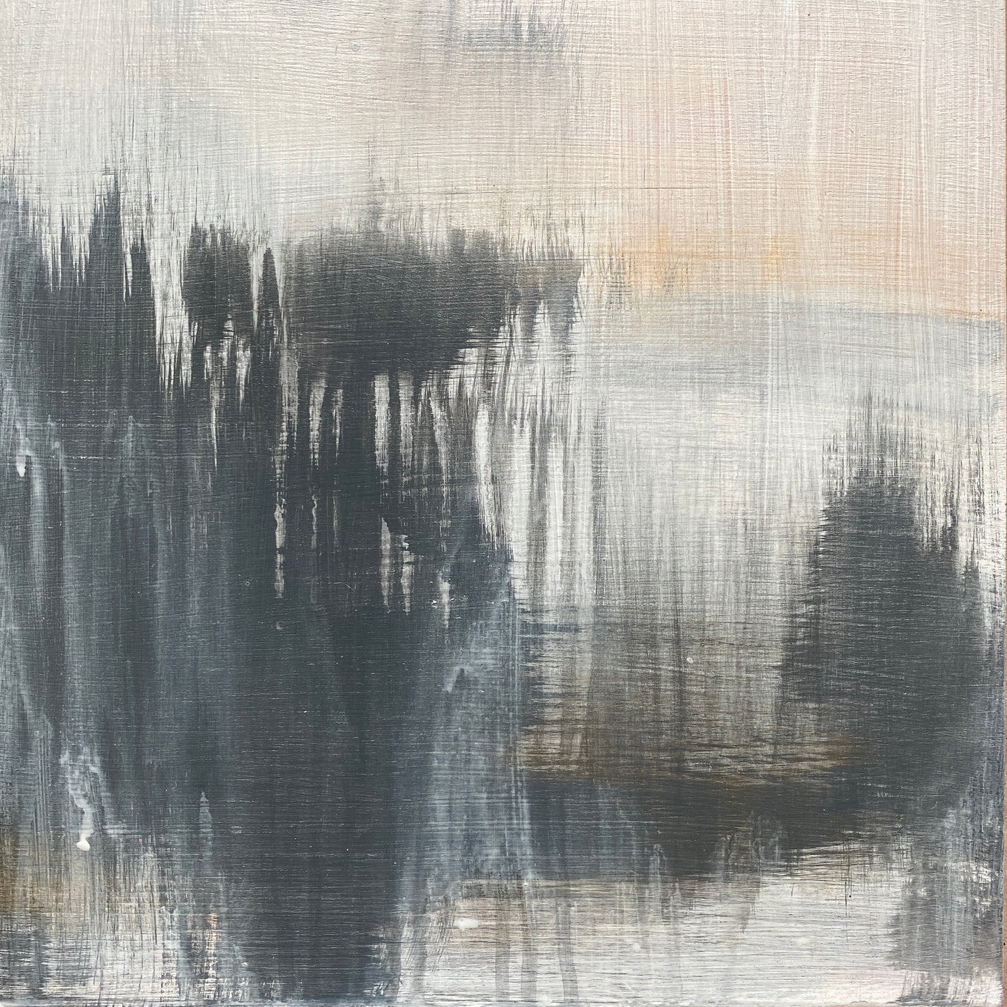 Translation No. 5 of "Les Folies d'Espagne" (M. Marais)-Acrylic on wood board