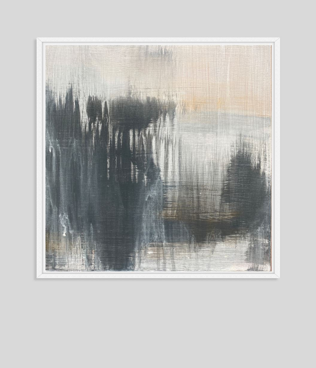 Translation No. 5 of "Les Folies d'Espagne" (M. Marais)-Acrylic on wood board