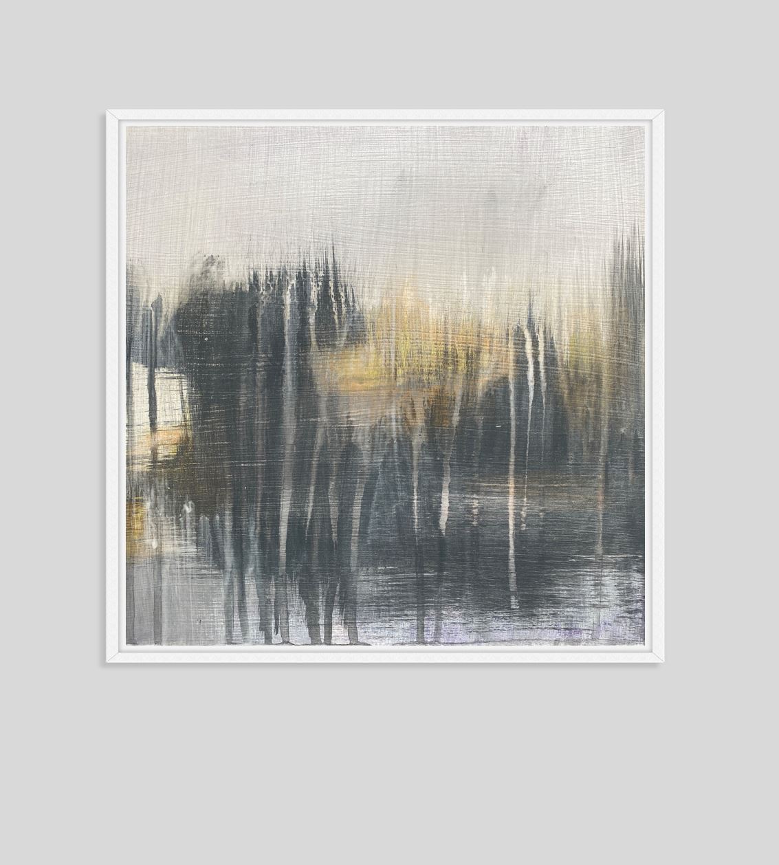 Translation No. 6 of "Les Folies d'Espagne" (M. Marais)-Acrylic on wood board
