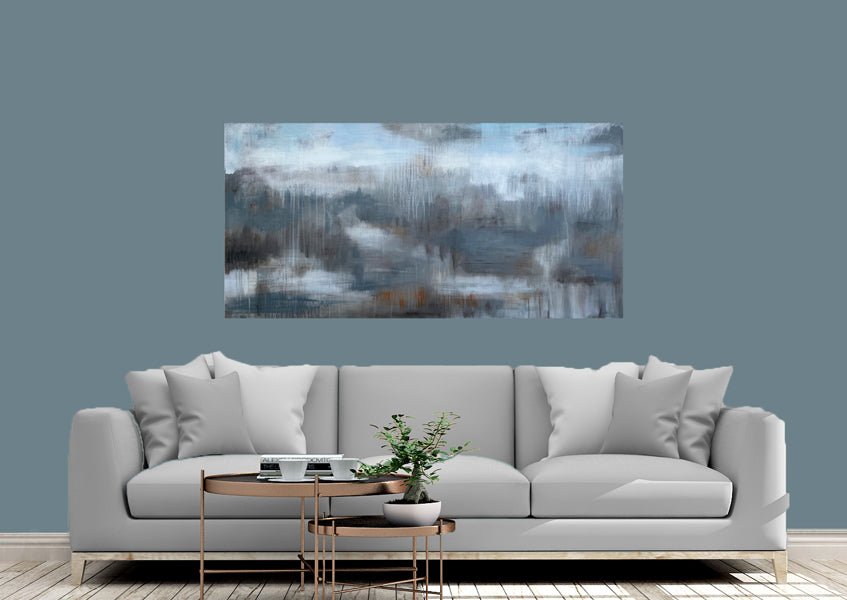 Translation No. 10 of "Les Folies d'Espagne" (M. Marais)-Acrylic and graphite on Canvas