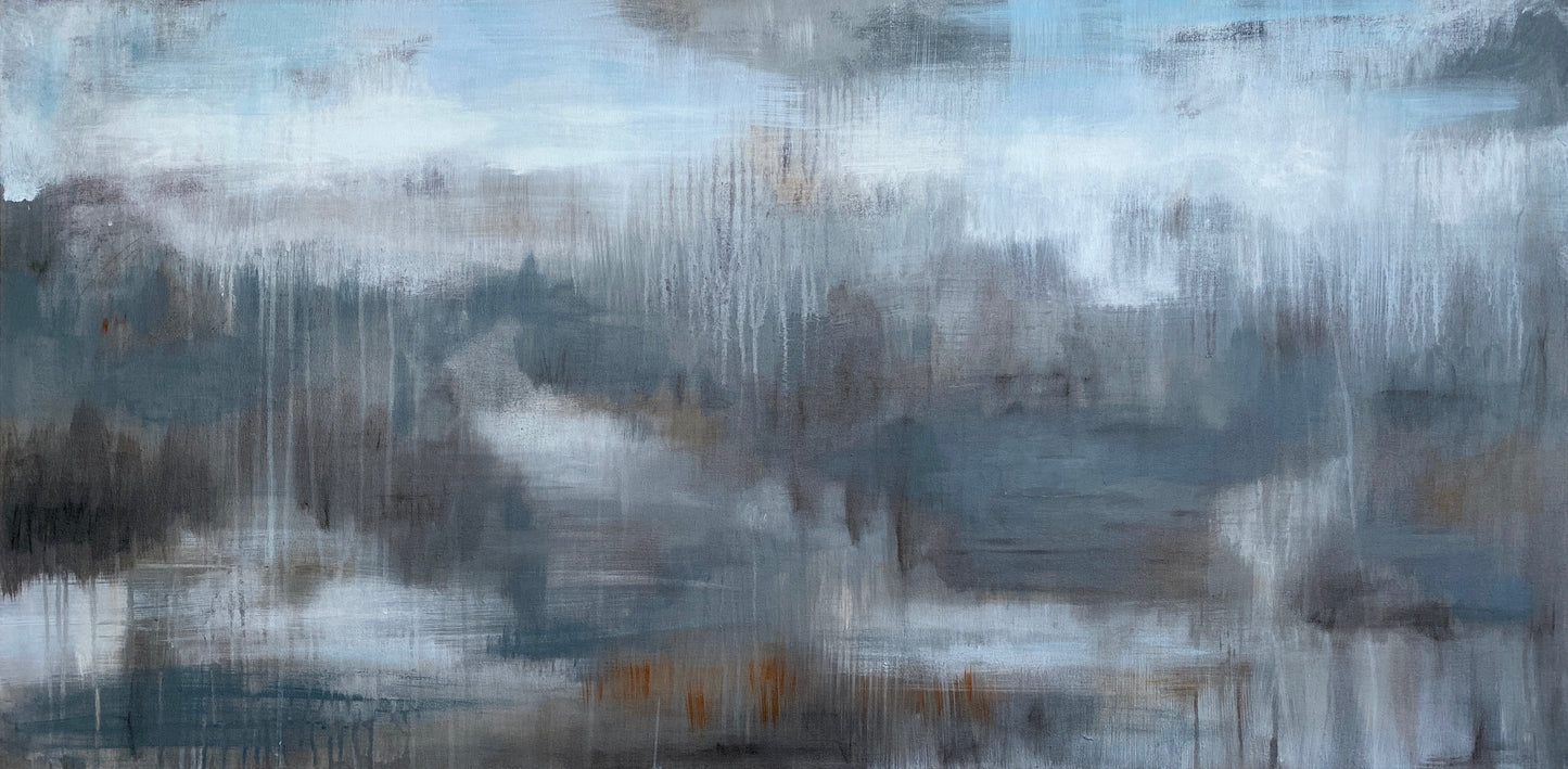 Translation No. 10 of "Les Folies d'Espagne" (M. Marais)-Acrylic and graphite on Canvas