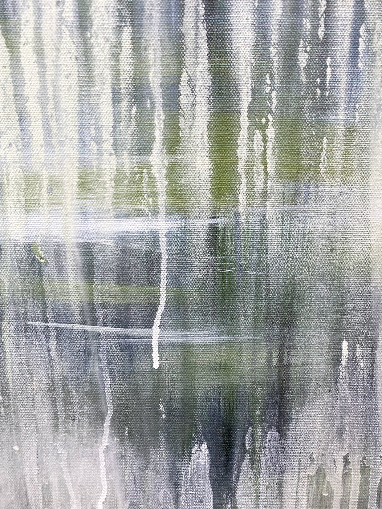 Translation of Nocturne op. 9 no. 1 in B flat minor (F. Chopin)-Acrylic and graphite on Canvas