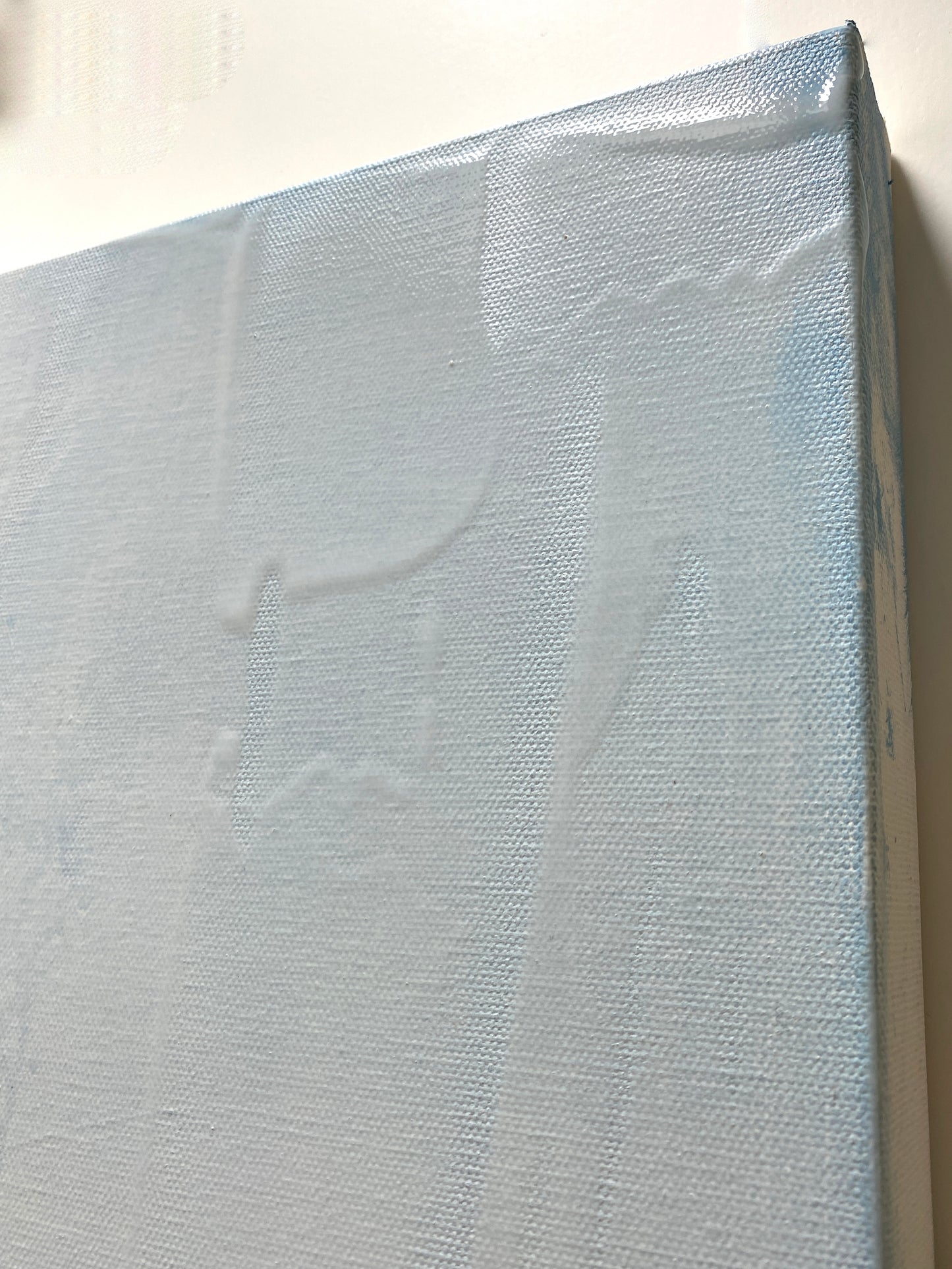 Translation of Nocturne op. 9 no. 1 in B flat minor (F. Chopin)-Acrylic and graphite on Canvas