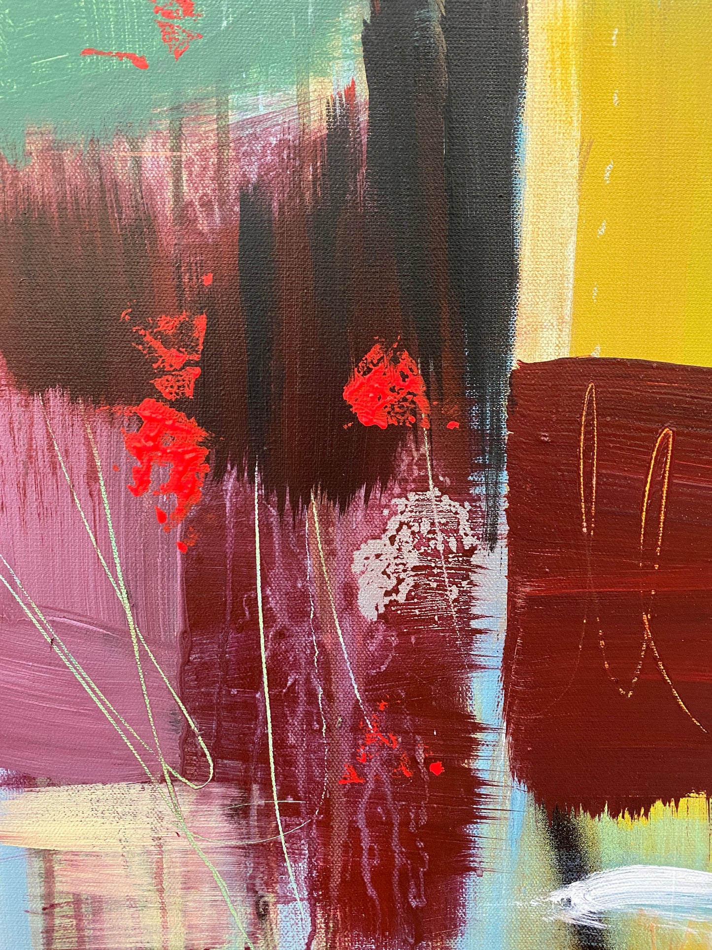 Translation of 'In My Life' (The Beatles) - Mixed Media on Canvas