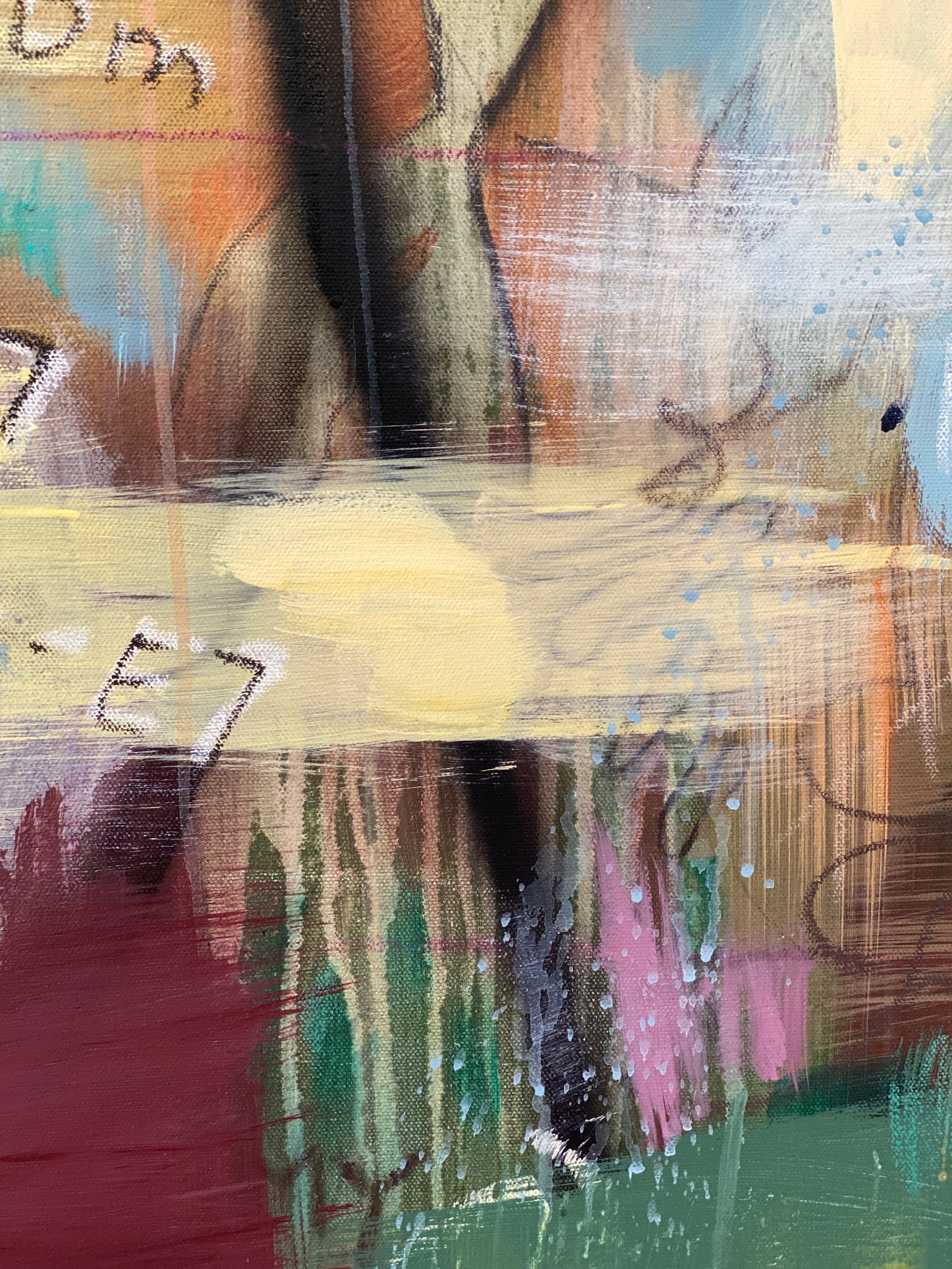 Translation of 'In My Life' (The Beatles) - Mixed Media on Canvas