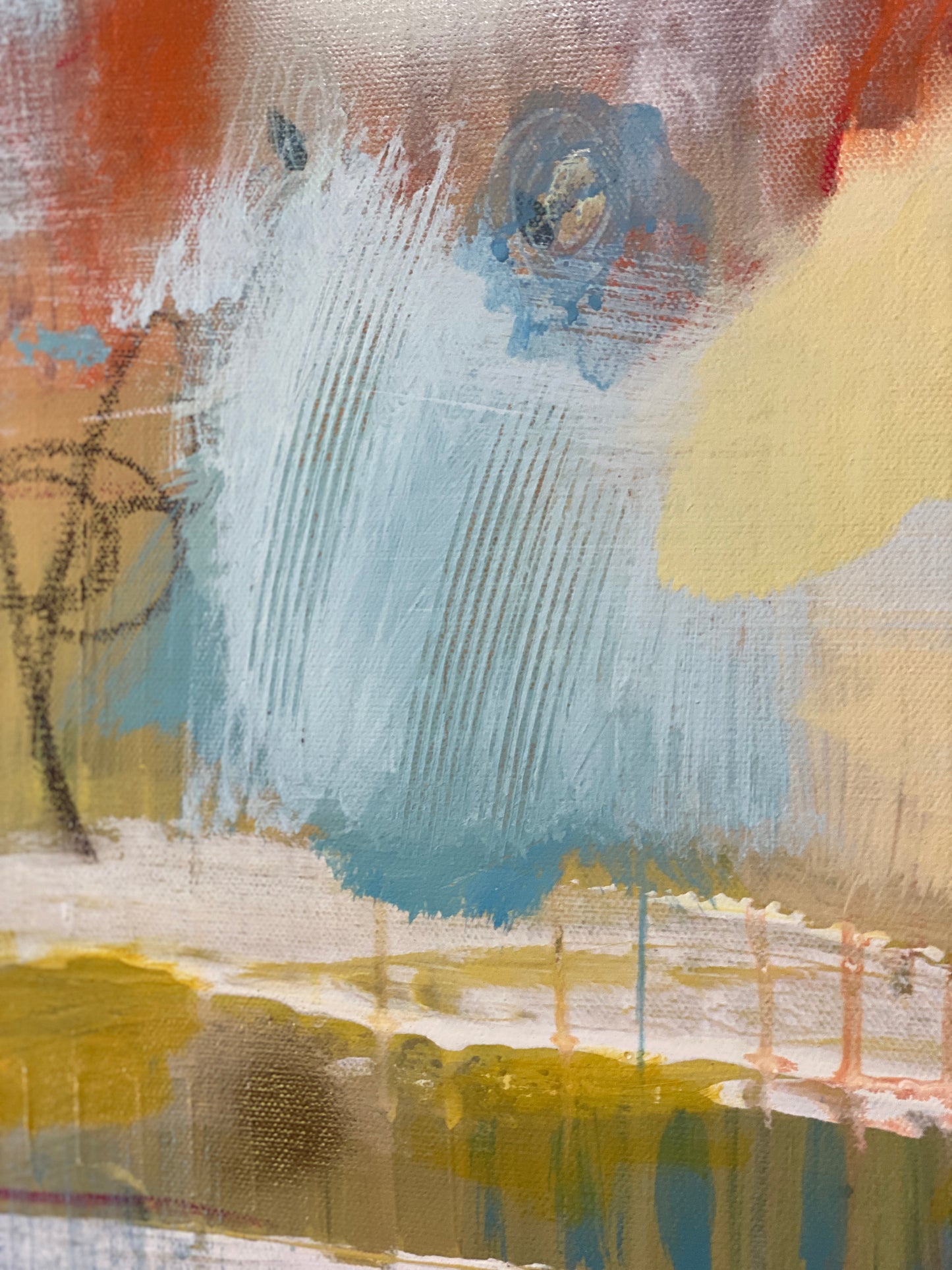 Translation of 'In My Life' (The Beatles) - Mixed Media on Canvas