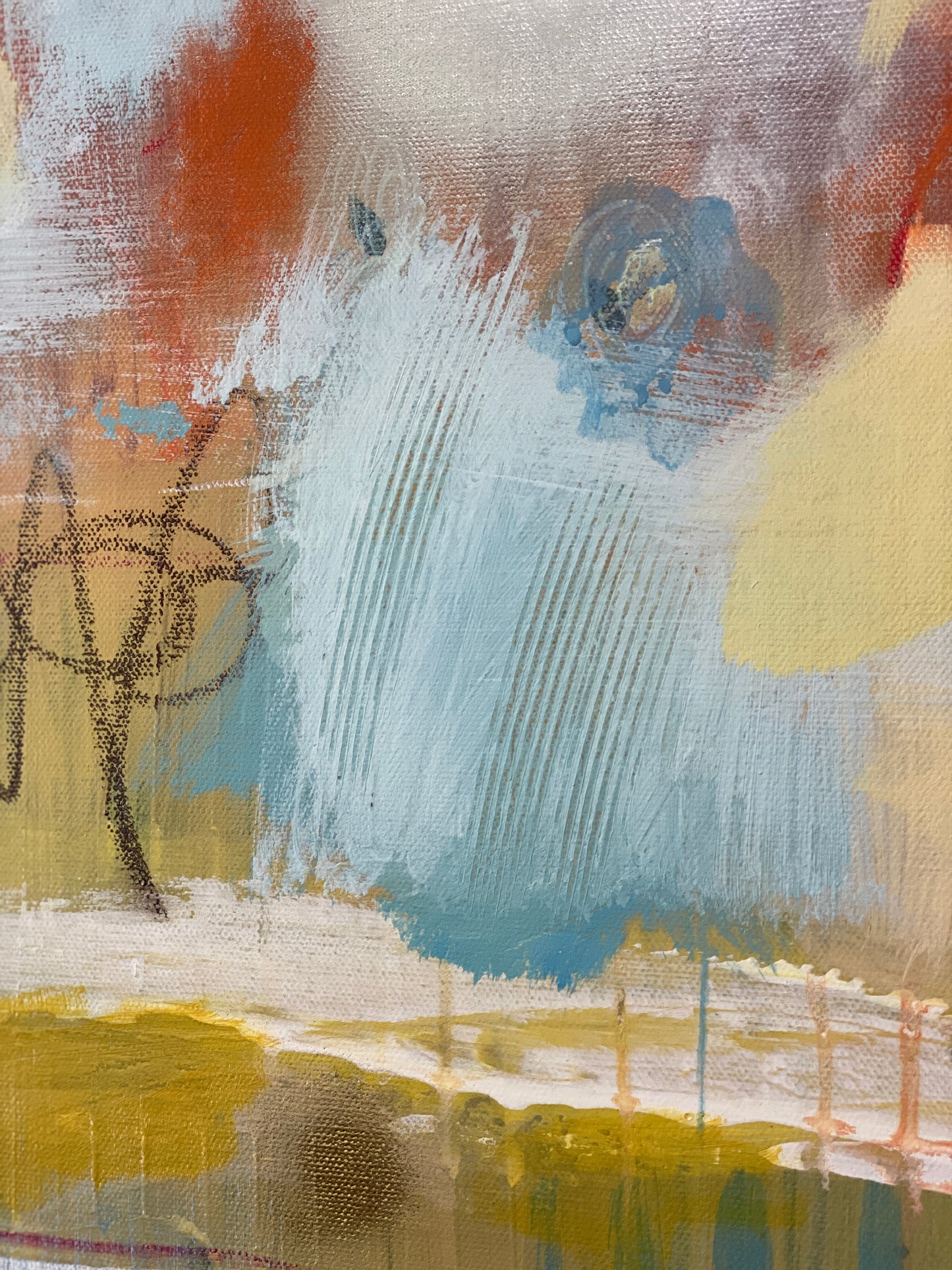 Translation of 'In My Life' (The Beatles) - Mixed Media on Canvas