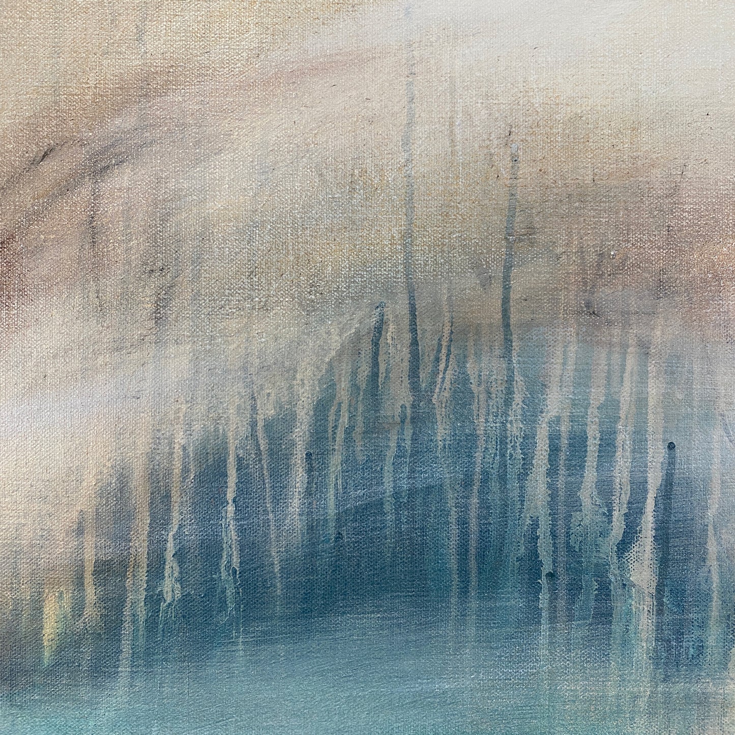 Translation No. 1 of Nocturne Op. 15 No. 3 in G Minor (F. Chopin) - Mixed media on Canvas Framed