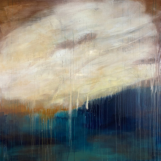 Translation No. 2 of Nocturne Op. 15 No. 3 in G Minor (F. Chopin) - Mixed media on Canvas