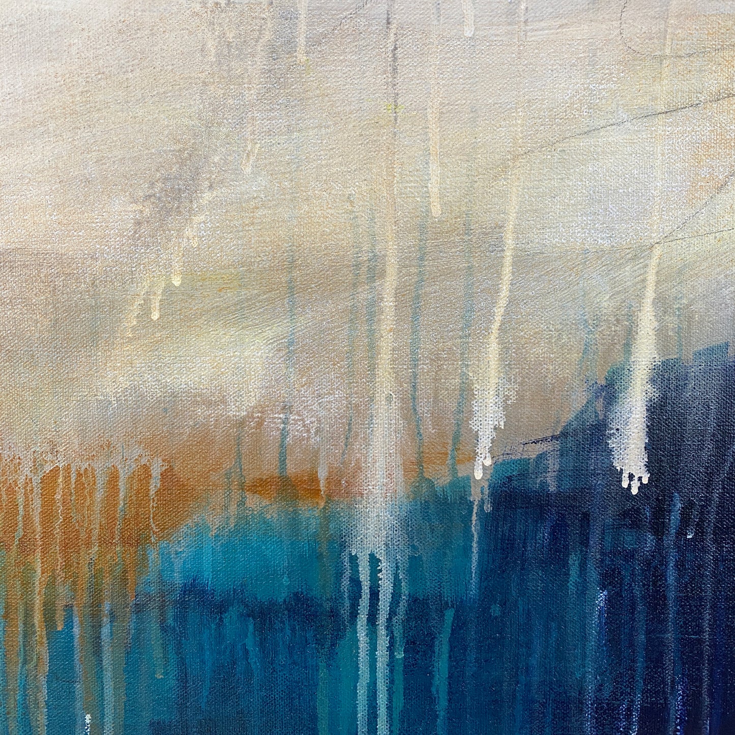 Translation No. 2 of Nocturne Op. 15 No. 3 in G Minor (F. Chopin) - Mixed media on Canvas