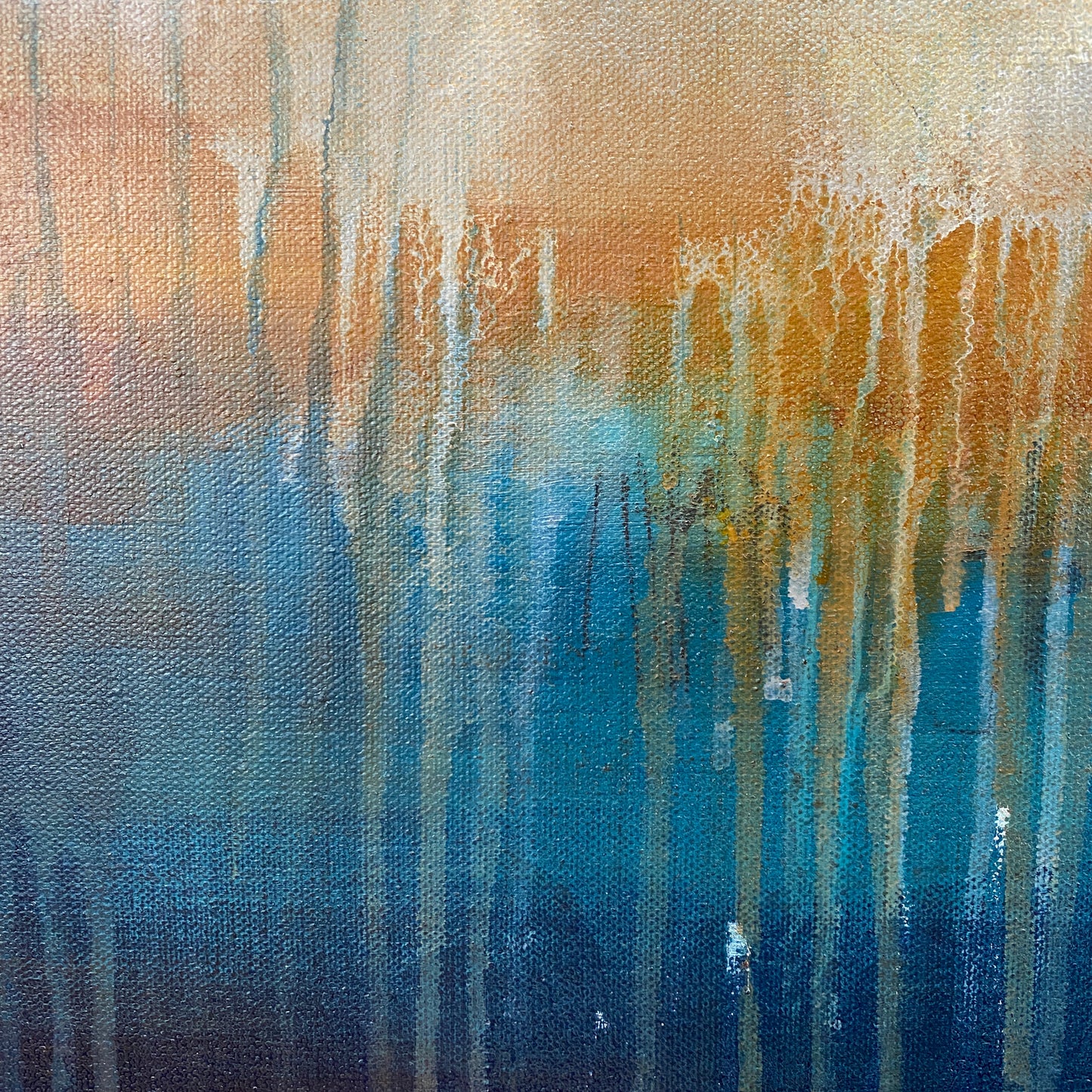 Translation No. 2 of Nocturne Op. 15 No. 3 in G Minor (F. Chopin) - Mixed media on Canvas