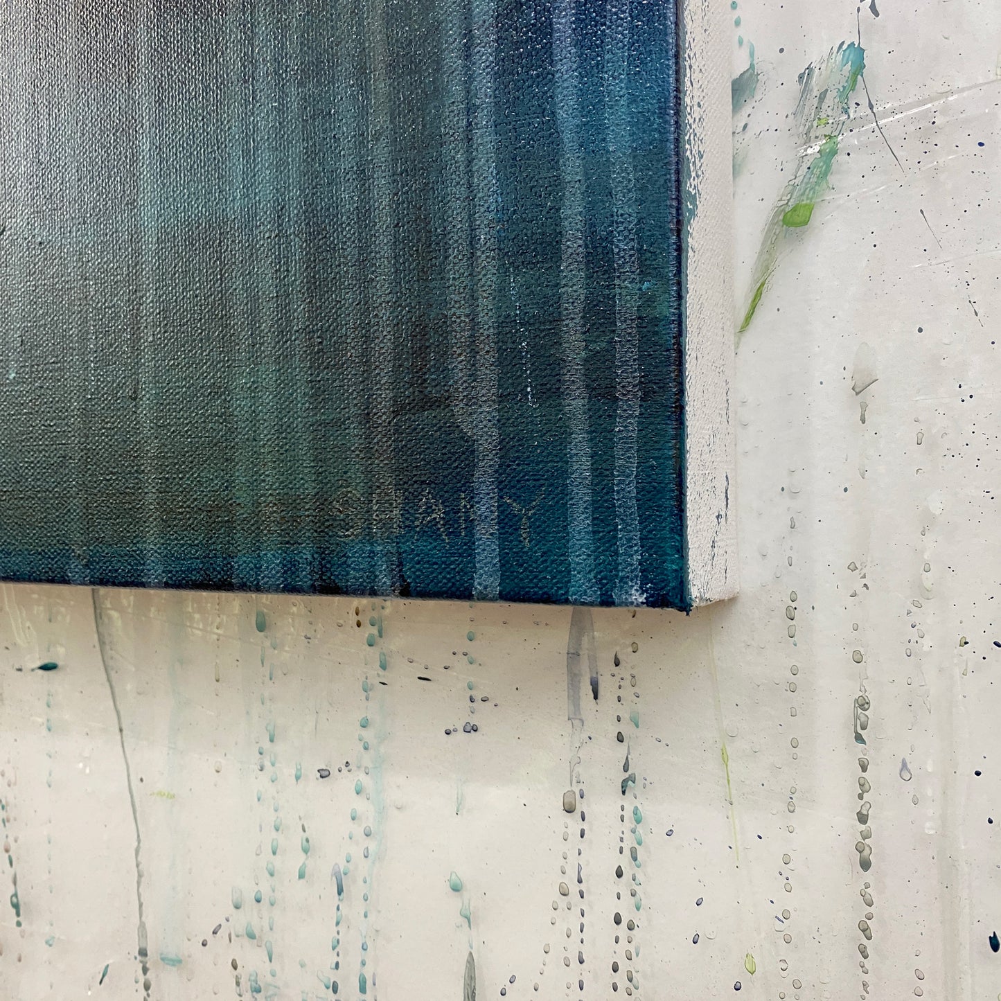 Translation No. 2 of Nocturne Op. 15 No. 3 in G Minor (F. Chopin) - Mixed media on Canvas