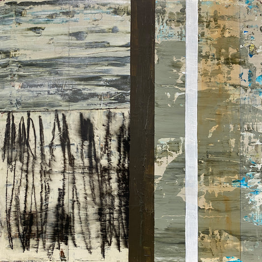 Translation of "Place I Belong" - Mixed media on wood cradled panel