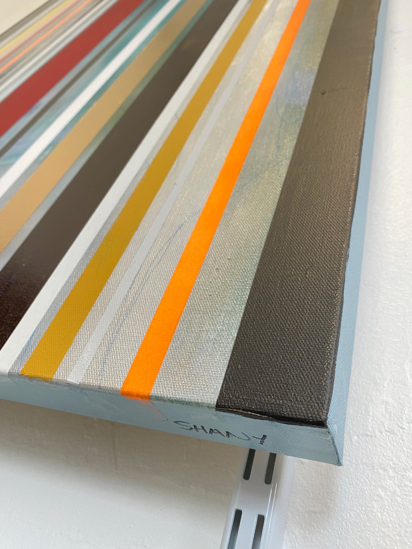 Appalachian Spring No.7 - Acrylic paint, Washi Tape, Graphite on Canvas