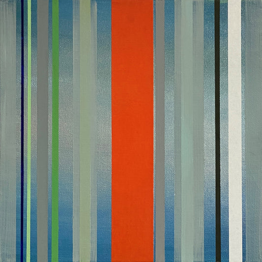 Appalachian Spring No. 10 - Acrylic paint, Washi Tape, Graphite on Canvas