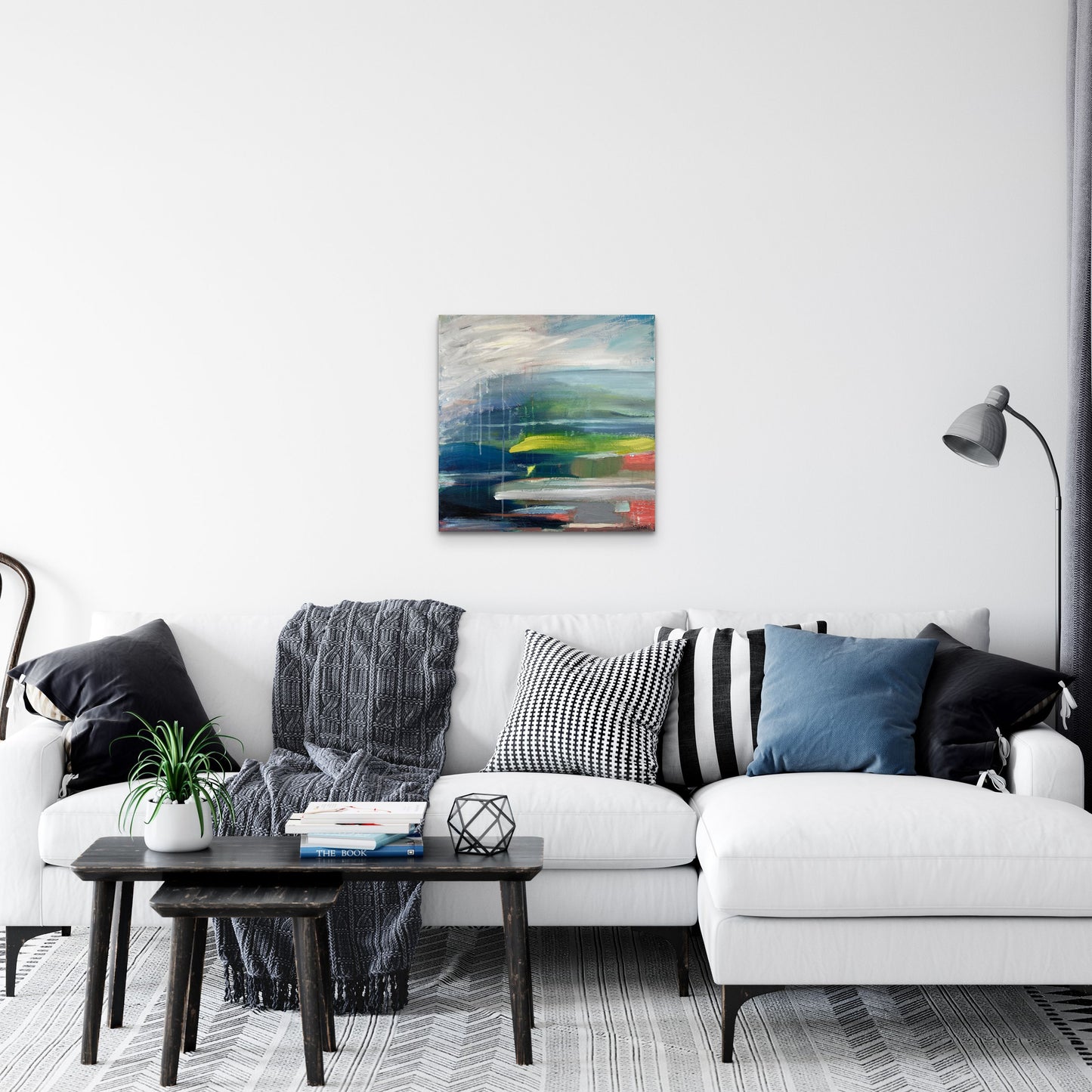 Abstract Landscape - Translation of "Don't Stop Believing" (Journey) - Mixed media on canvas