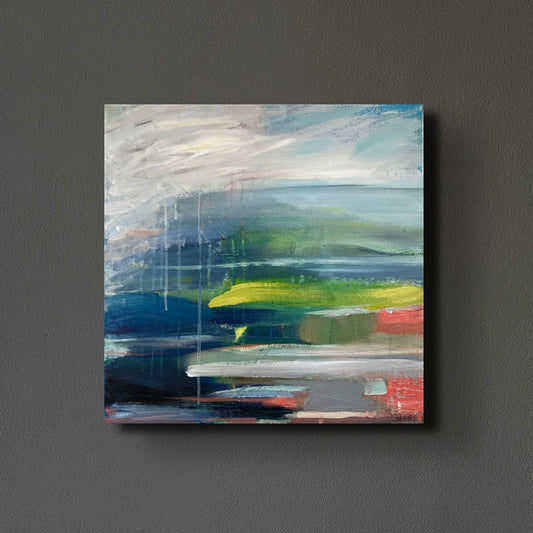 Abstract Landscape - Translation of "Don't Stop Believing" (Journey) - Mixed media on canvas