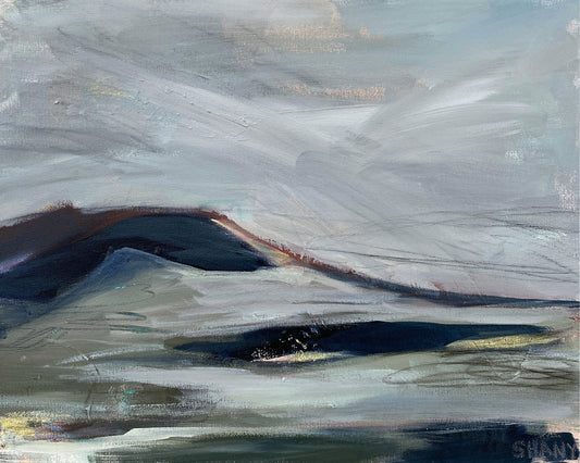 Abstract Landscape - Translation of "Simple Man" (Lynyrd Skynyrd) - Mixed media on canvas