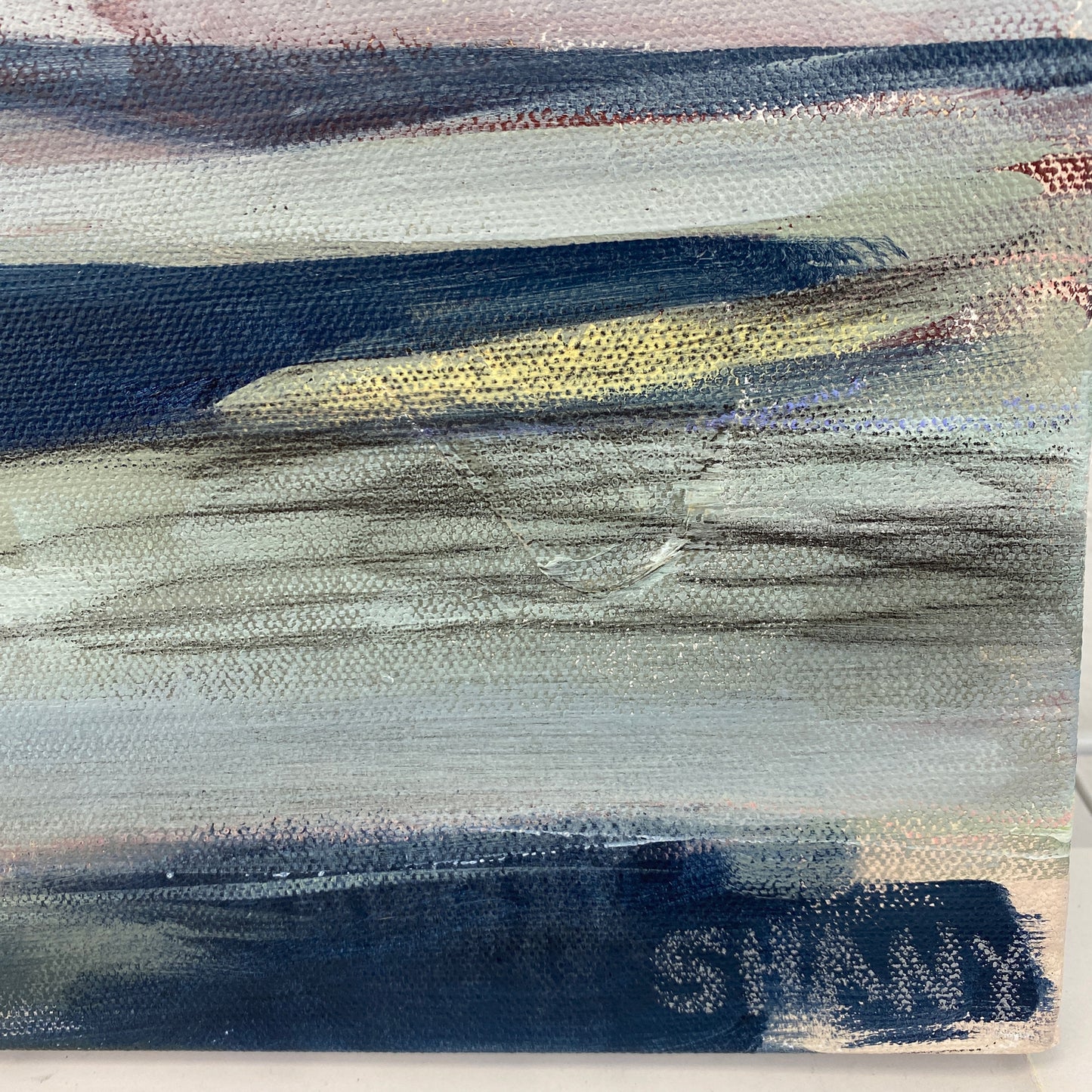 Abstract Landscape - Translation of "Simple Man" (Lynyrd Skynyrd) - Mixed media on canvas