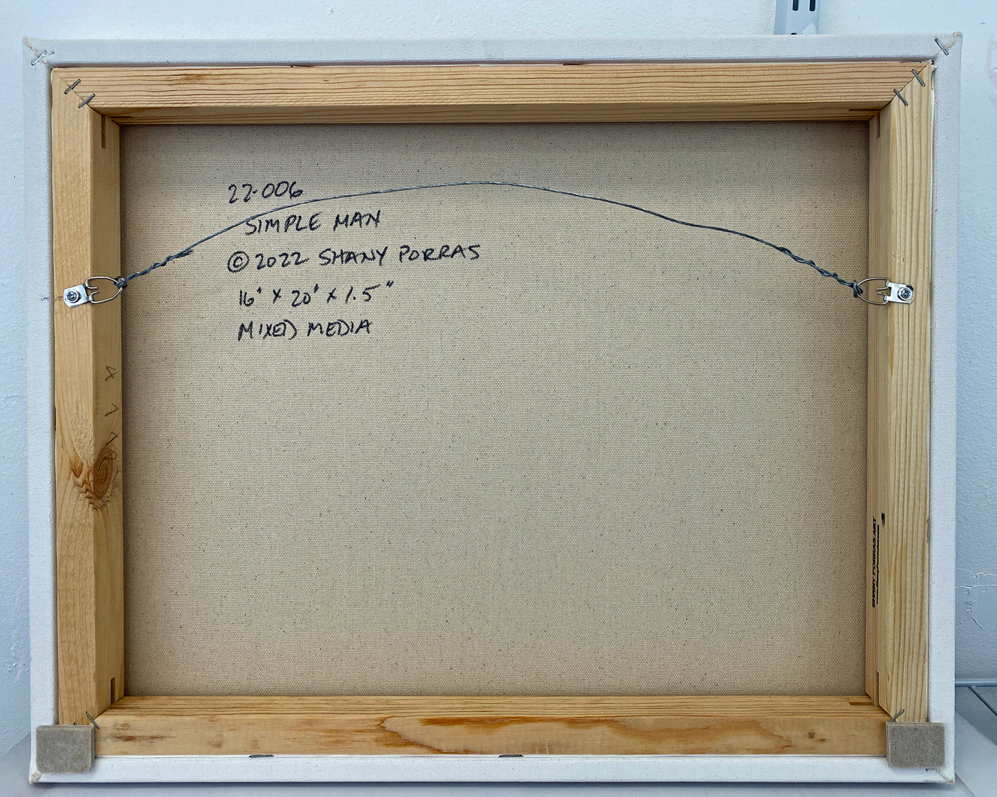 Abstract Landscape - Translation of "Simple Man" (Lynyrd Skynyrd) - Mixed media on canvas