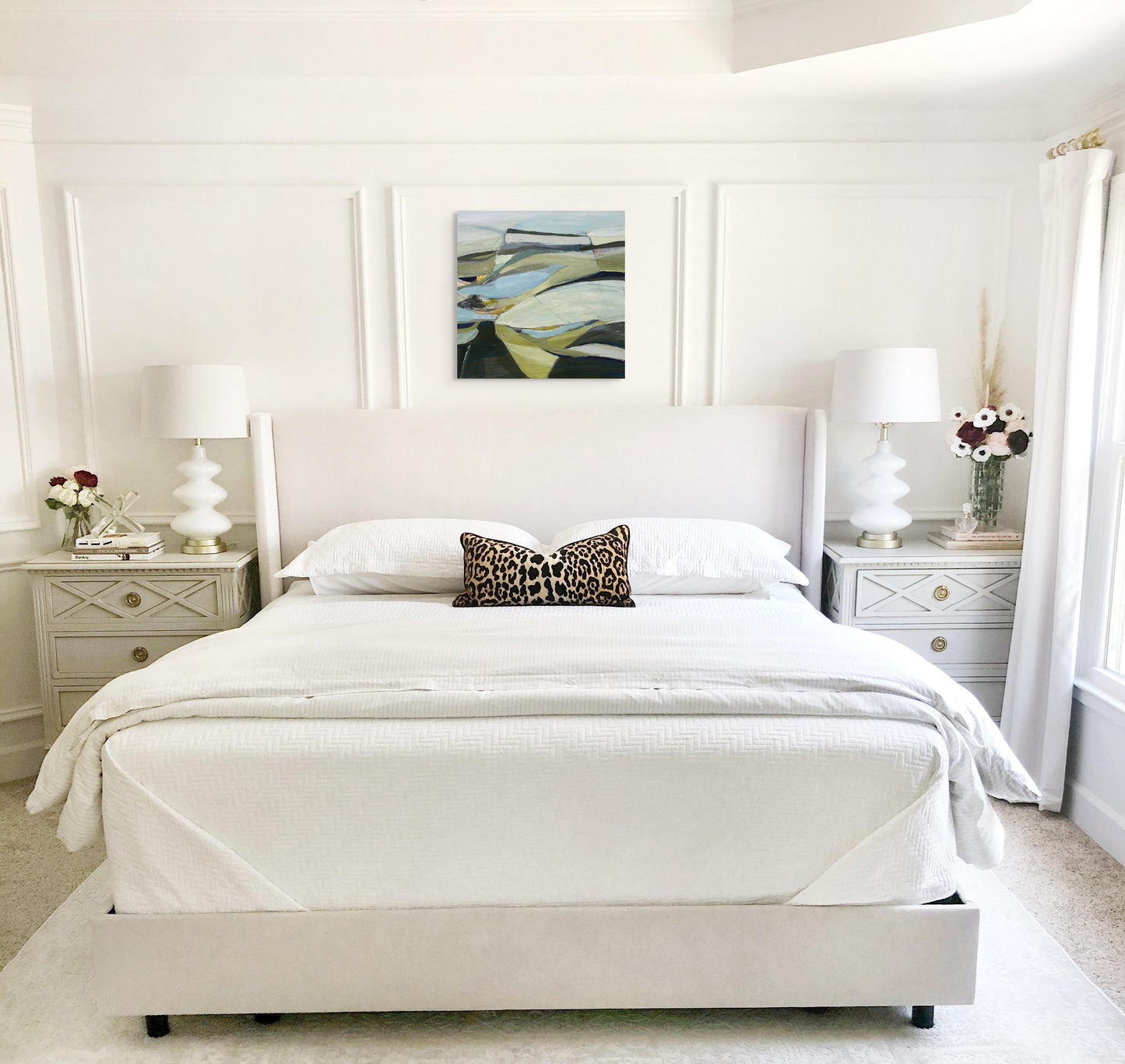 Abstract Landscape - Translation of "Landslide" (Fleetwood Mac) - Mixed media on canvas