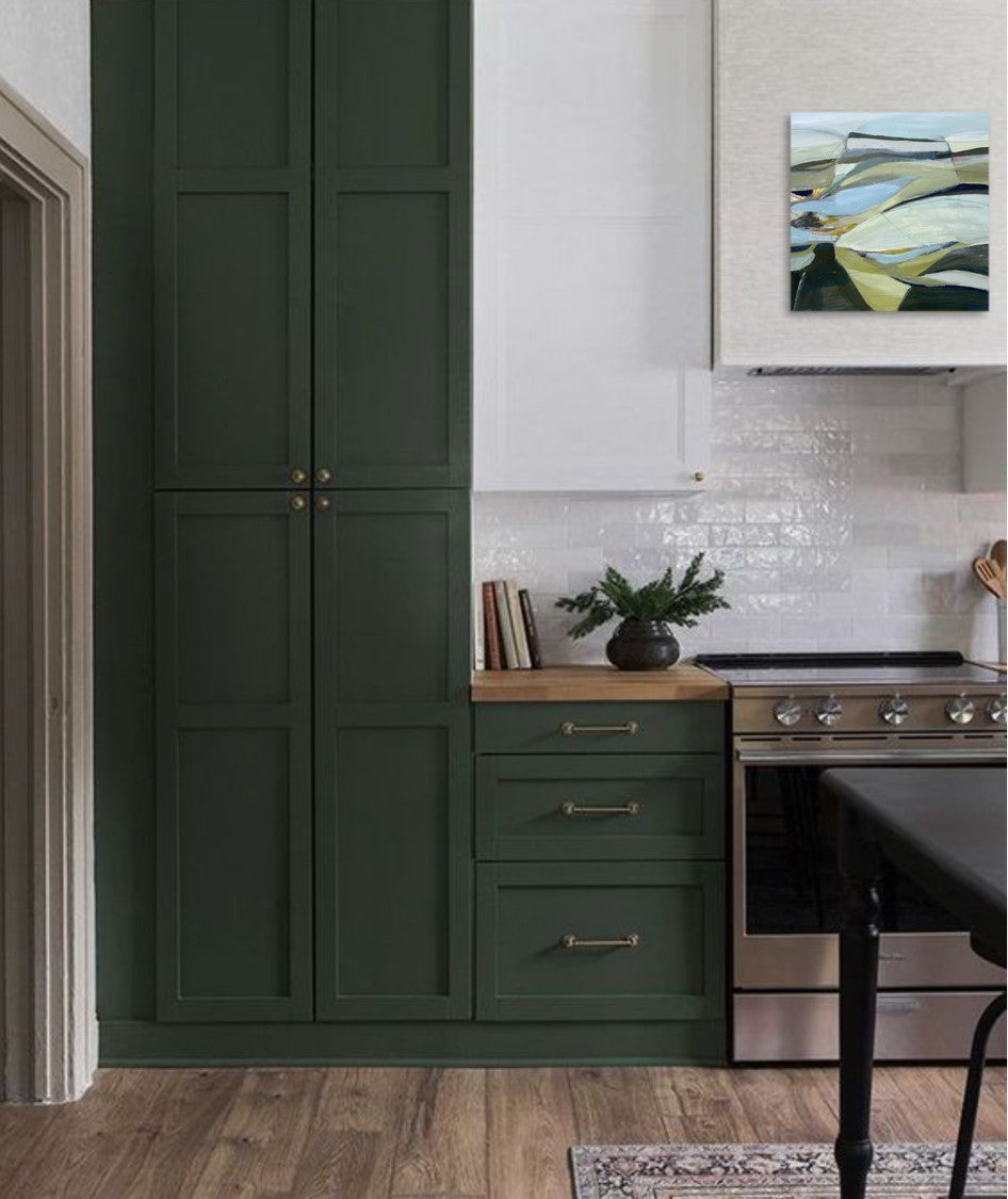 Abstract Landscape - Translation of "Landslide" (Fleetwood Mac) - Mixed media on canvas