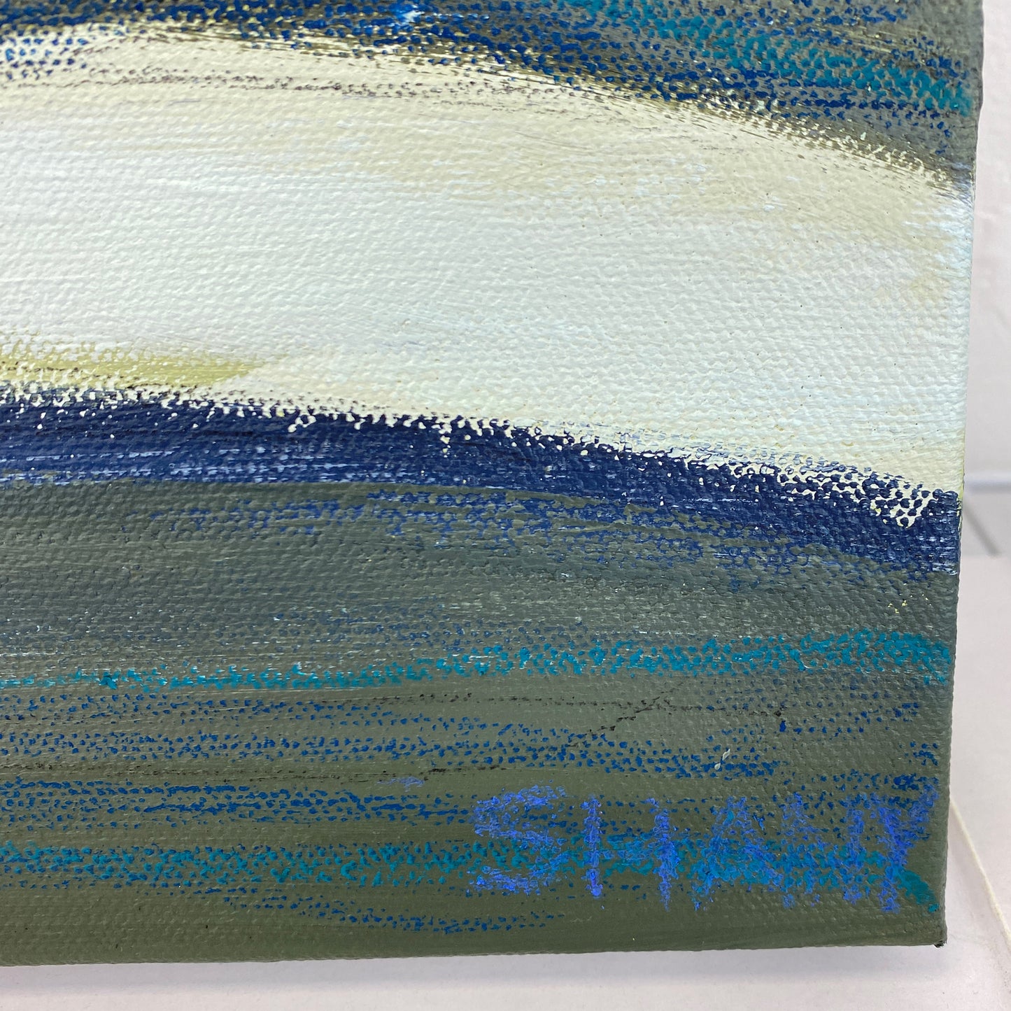 Abstract Landscape - Translation of "Landslide" (Fleetwood Mac) - Mixed media on canvas