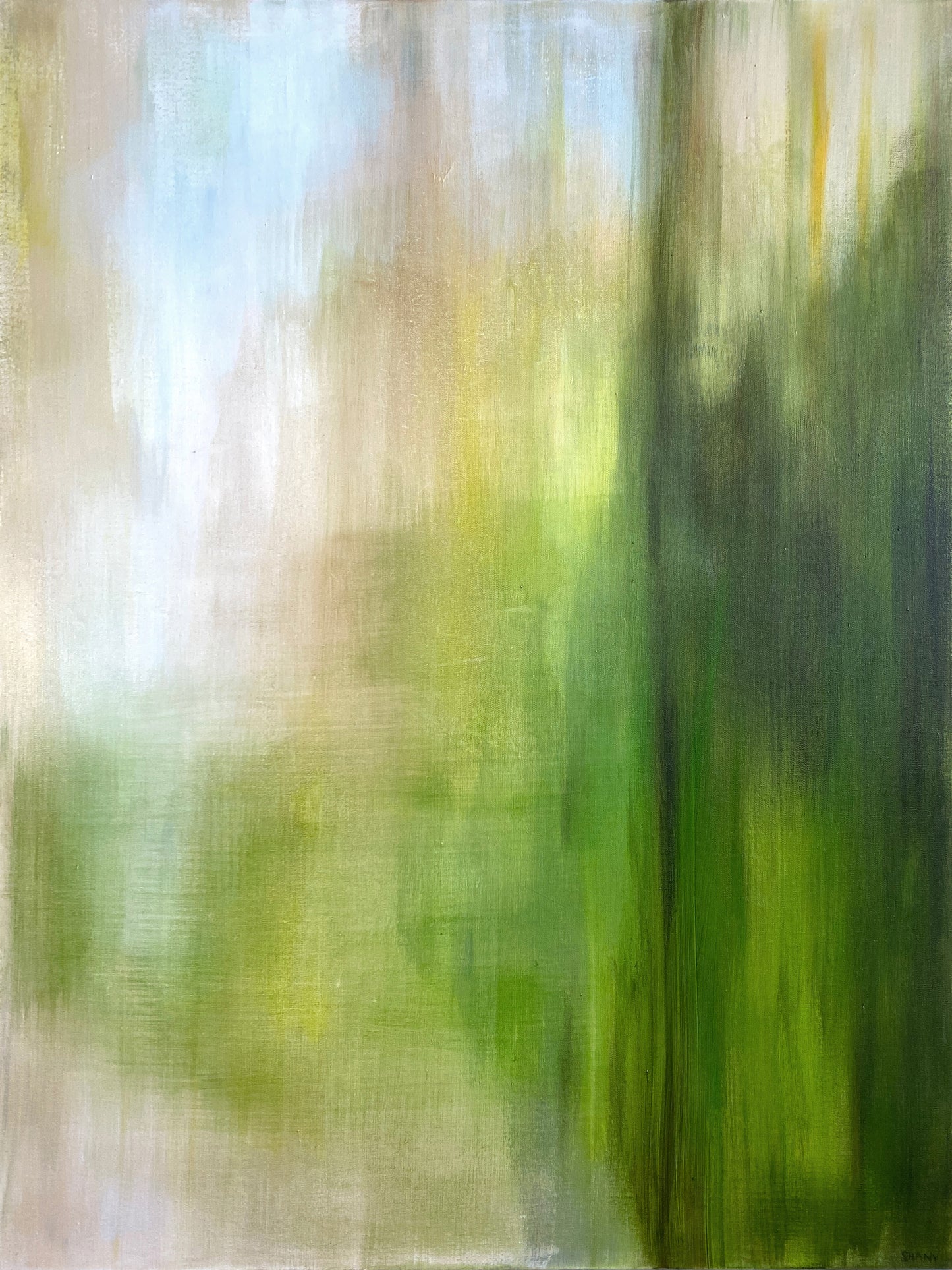 Translation No. 4 of Shostakovich's Piano Concerto No. 2 in F major, II. Andante - Original Painting on Canvas