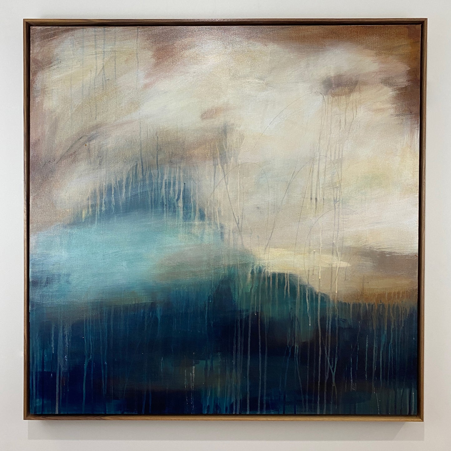 Translation No. 1 of Nocturne Op. 15 No. 3 in G Minor (F. Chopin) - Mixed media on Canvas Framed