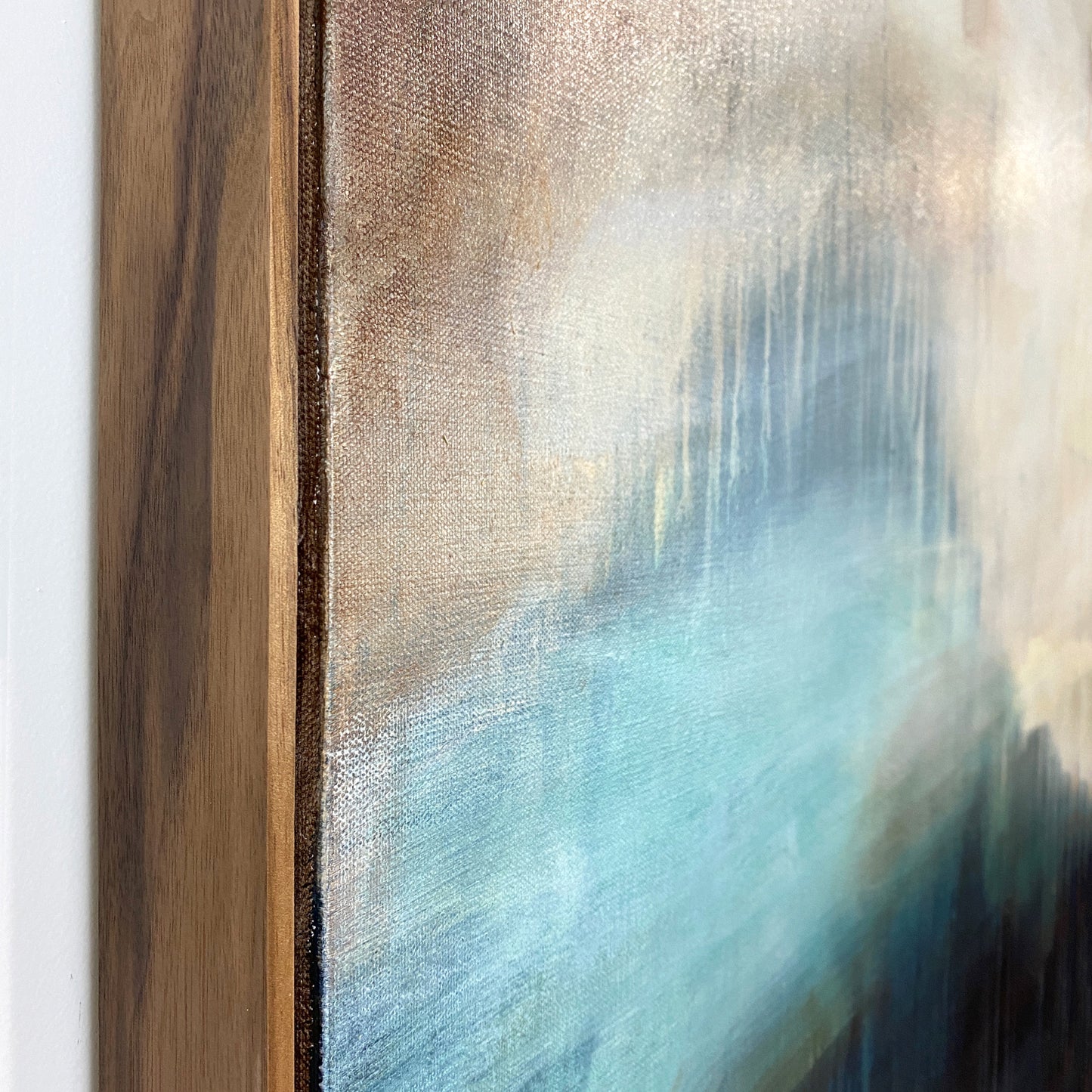 Translation No. 1 of Nocturne Op. 15 No. 3 in G Minor (F. Chopin) - Mixed media on Canvas Framed