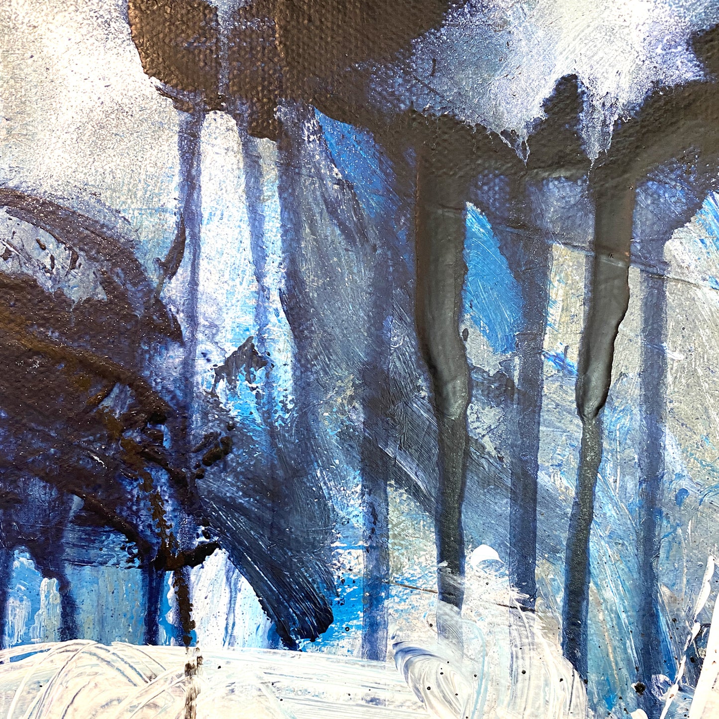 Translation No. 1 of 'Sonata No. 1 for Cello and Piano in D Minor' (Claude Debussy)- Acrylic on canvas