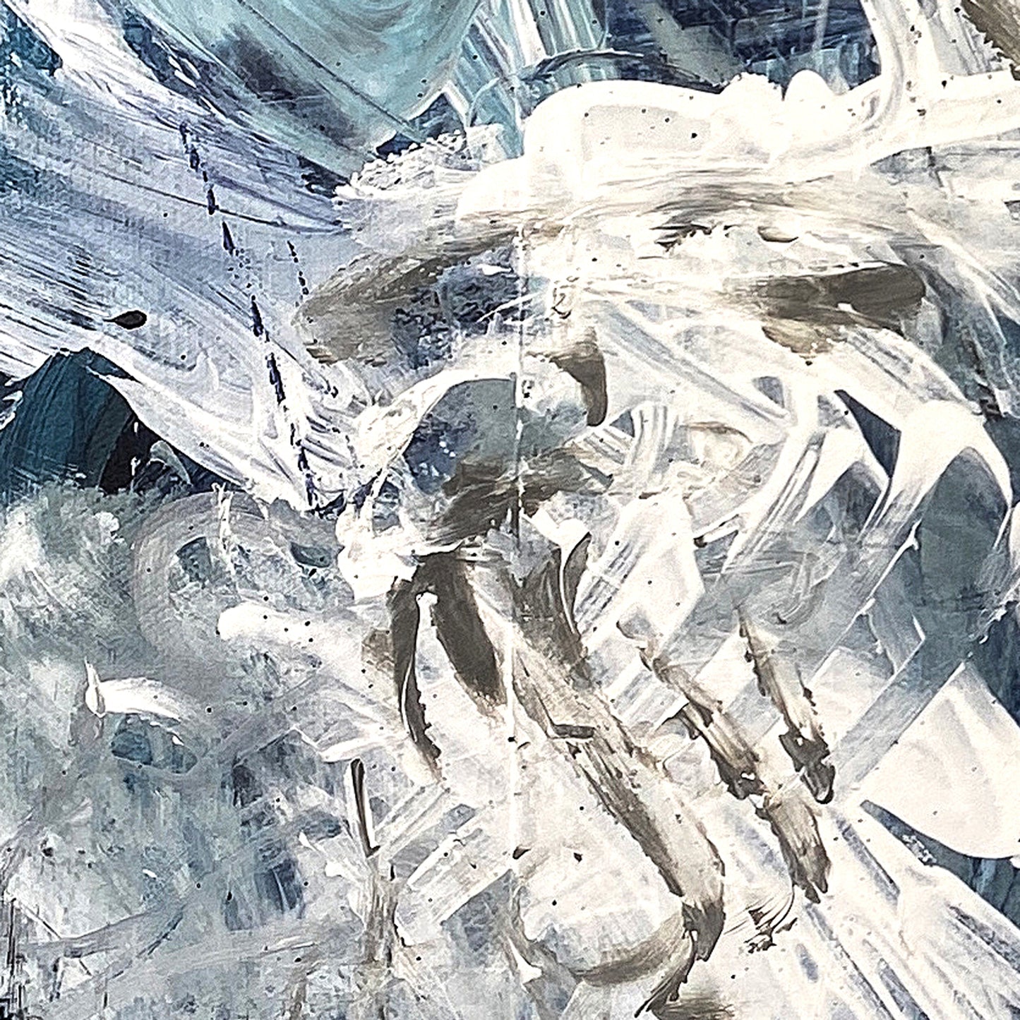 Translation No. 1 of 'Sonata No. 1 for Cello and Piano in D Minor' (Claude Debussy)- Acrylic on canvas