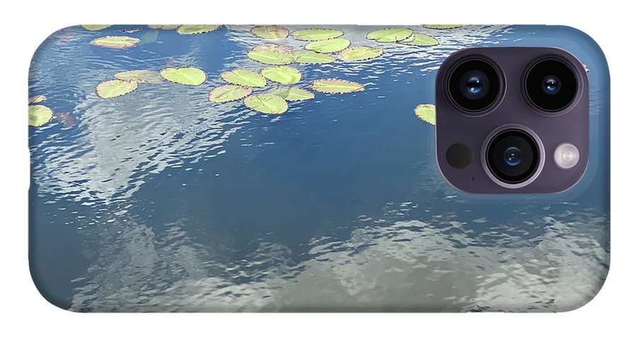 Berkshires Lily Pads 2 - Pond Lake Sky Reflection - Phone Case