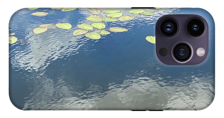 Berkshires Lily Pads 2 - Pond Lake Sky Reflection - Phone Case