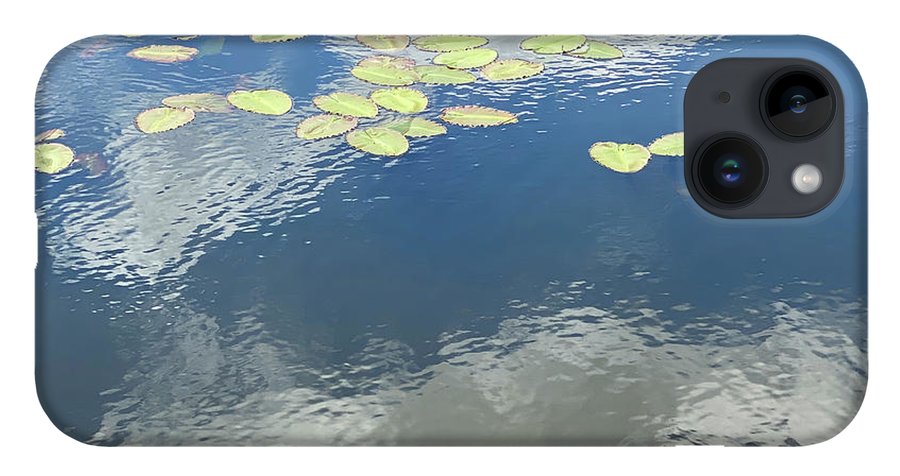 Berkshires Lily Pads 2 - Pond Lake Sky Reflection - Phone Case