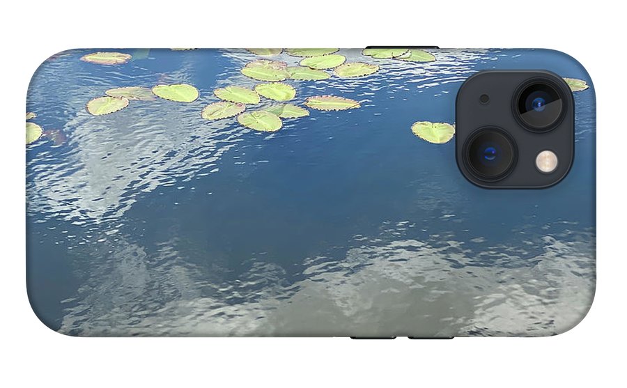 Berkshires Lily Pads 2 - Pond Lake Sky Reflection - Phone Case