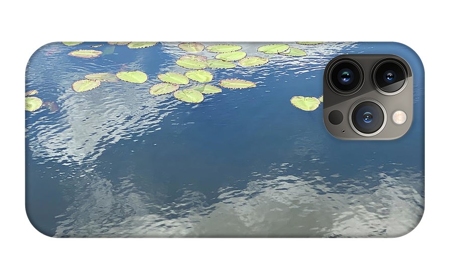 Berkshires Lily Pads 2 - Pond Lake Sky Reflection - Phone Case