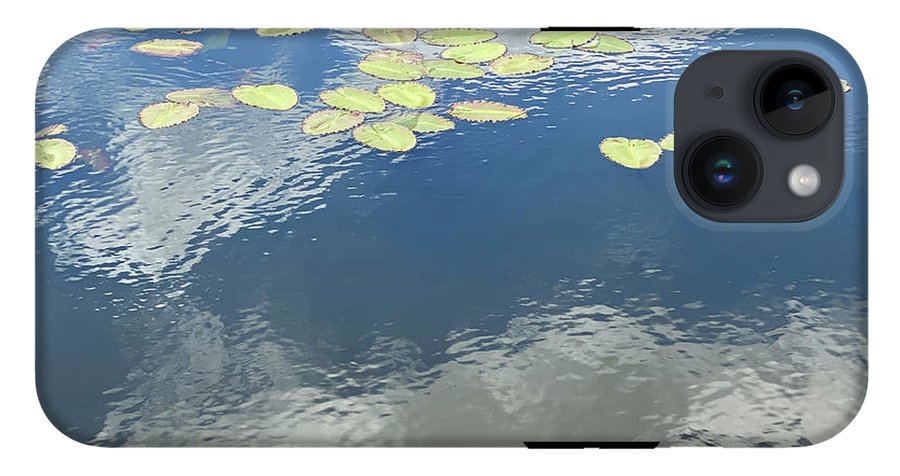Berkshires Lily Pads 2 - Pond Lake Sky Reflection - Phone Case