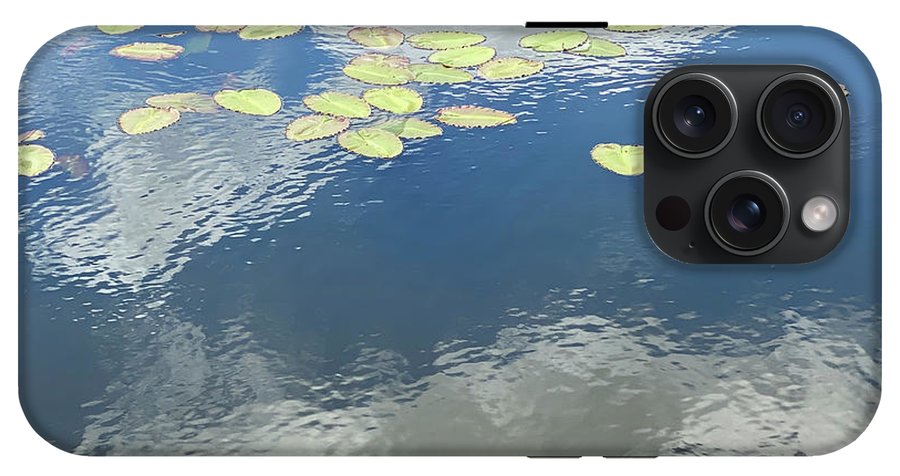 Berkshires Lily Pads 2 - Pond Lake Sky Reflection - Phone Case